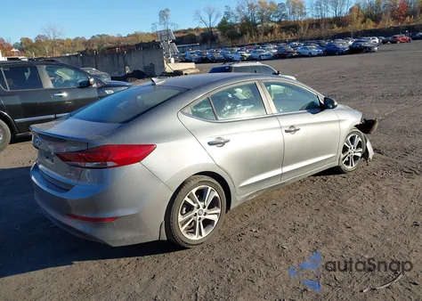 2017 Hyundai Elantra Limited из США, поврежденный, VIN KMHD84LF4HU356839